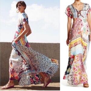 Johnny Was Georgette Silk Maxi XL NWT